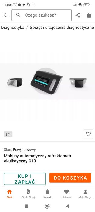 Unit okulistyczny optometryczny