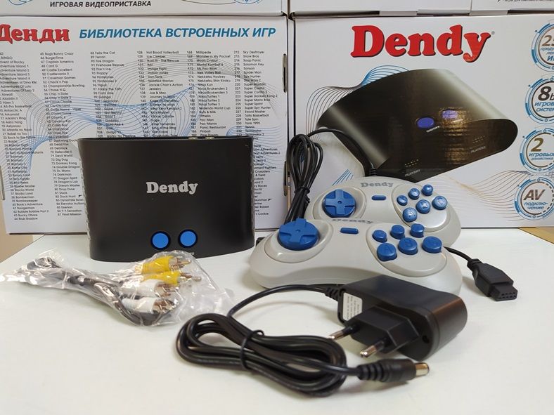 Приставка Dendy 255 игр Денди Dendi Сюбор картридж Марио Танчики 8 бит