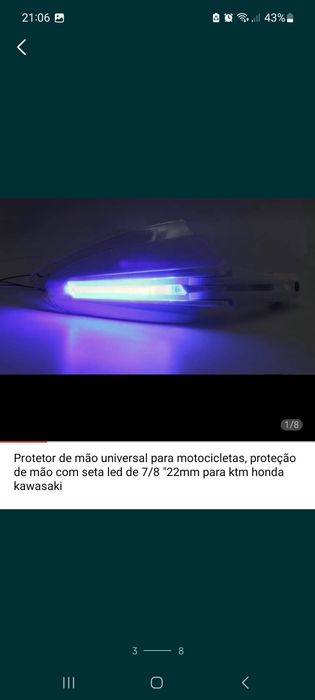 Protetor de maos mota