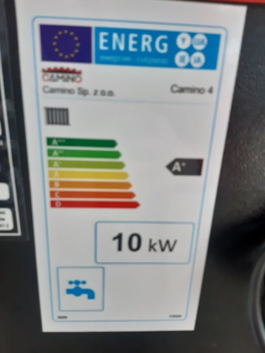 Camino 4 - żeliwny kocioł na pellet z podajnikiem o mocy 10 KW