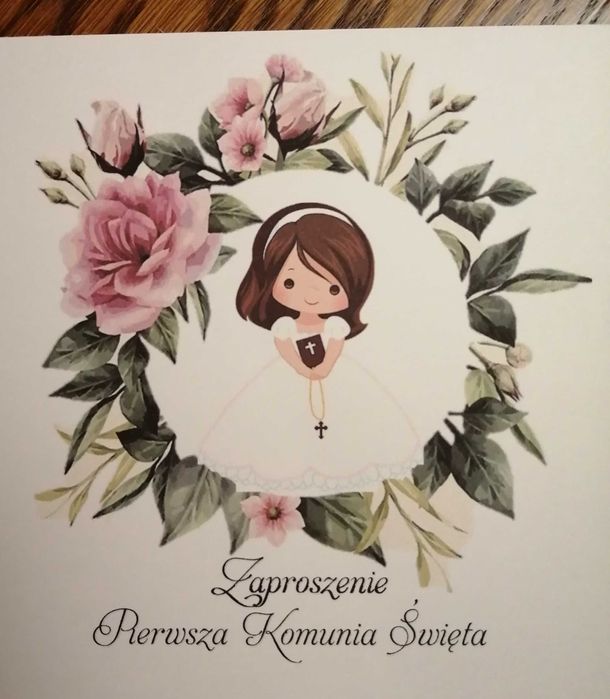 zaproszenia na komunię