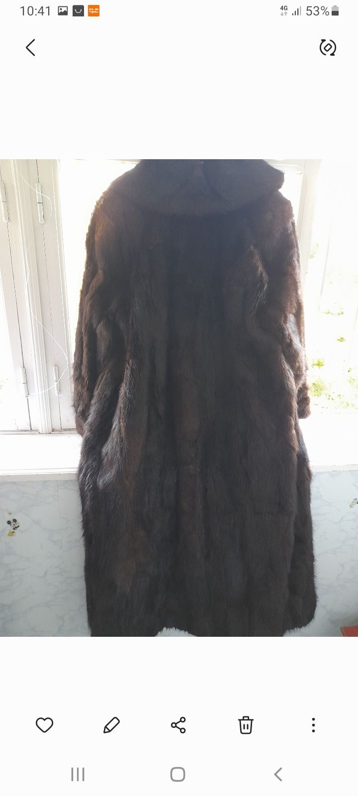 Шуба норковая L, XL