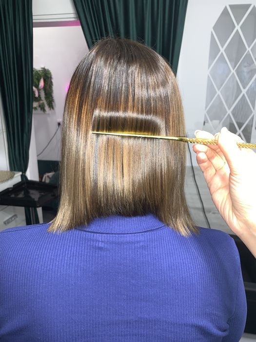 Keratynowe prostowanie włosów/ botoks