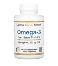 Рыбий жир омега-3 California Gold Nutrition