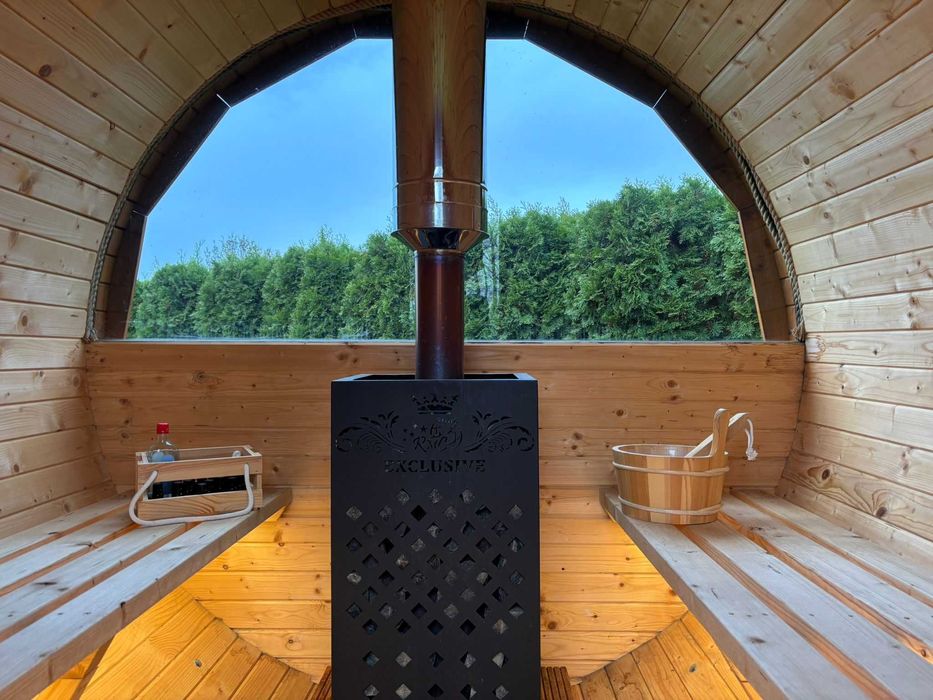 Mobilna Sauna na przyczepie Wynajem Balia & Sauna SPA - GrzejSię!