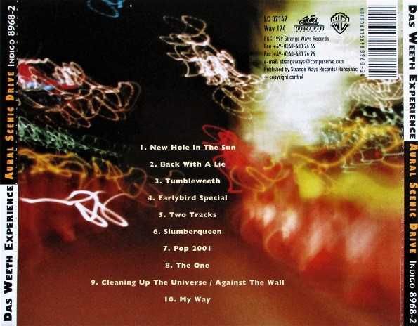 Das Weeth Experience cd  Aural Scenic Drive   indie art rock   super