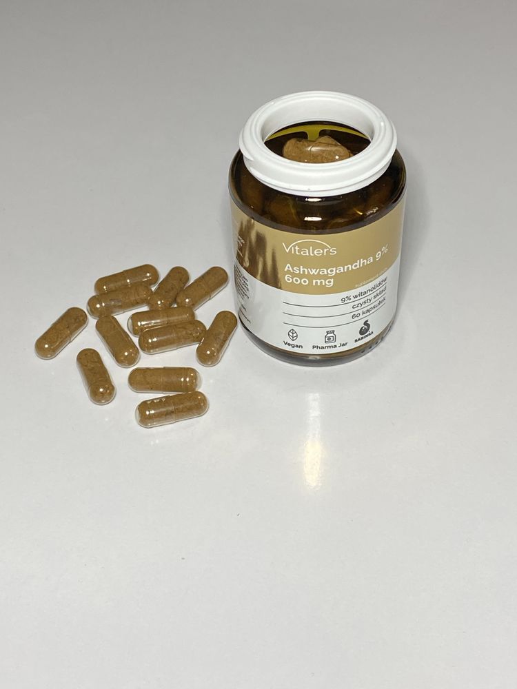 Vitalers Ashwaganda 9% 600 мг. Ашваганда