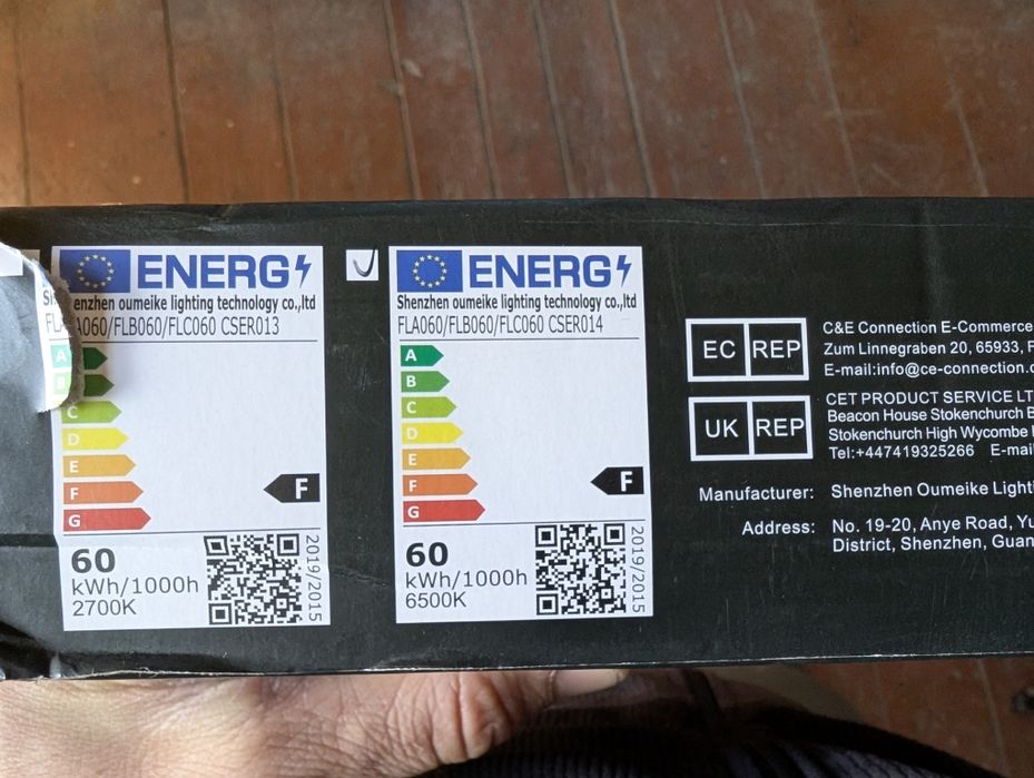 MEIKEE FLB060 Reflektor LED 60W Z Czujnikiem Ruchu IP66 6500K