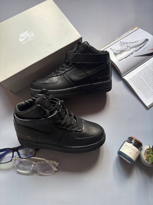 БЕЗКОШТОВНА ДОСТАВКА‼️Nike Air Force High x ALYX Black (Чорні),айликс