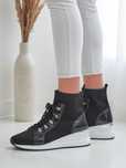 36 37 38 sneakersy 39 40 41 botki materiałowe sportowe sznurowane kotu