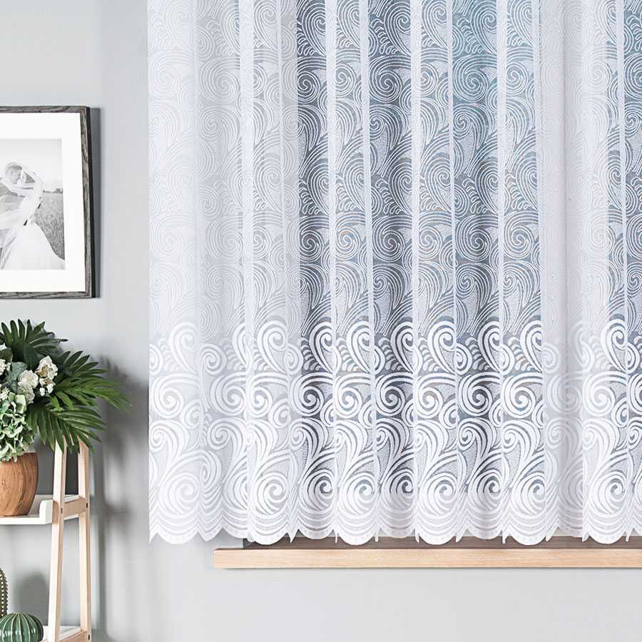 FIRANA ŻAKARDOWA wzór pasowy kupon  300x150cm
