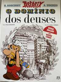 Livro do Astérix capa dura - O Domínio dos Deuses