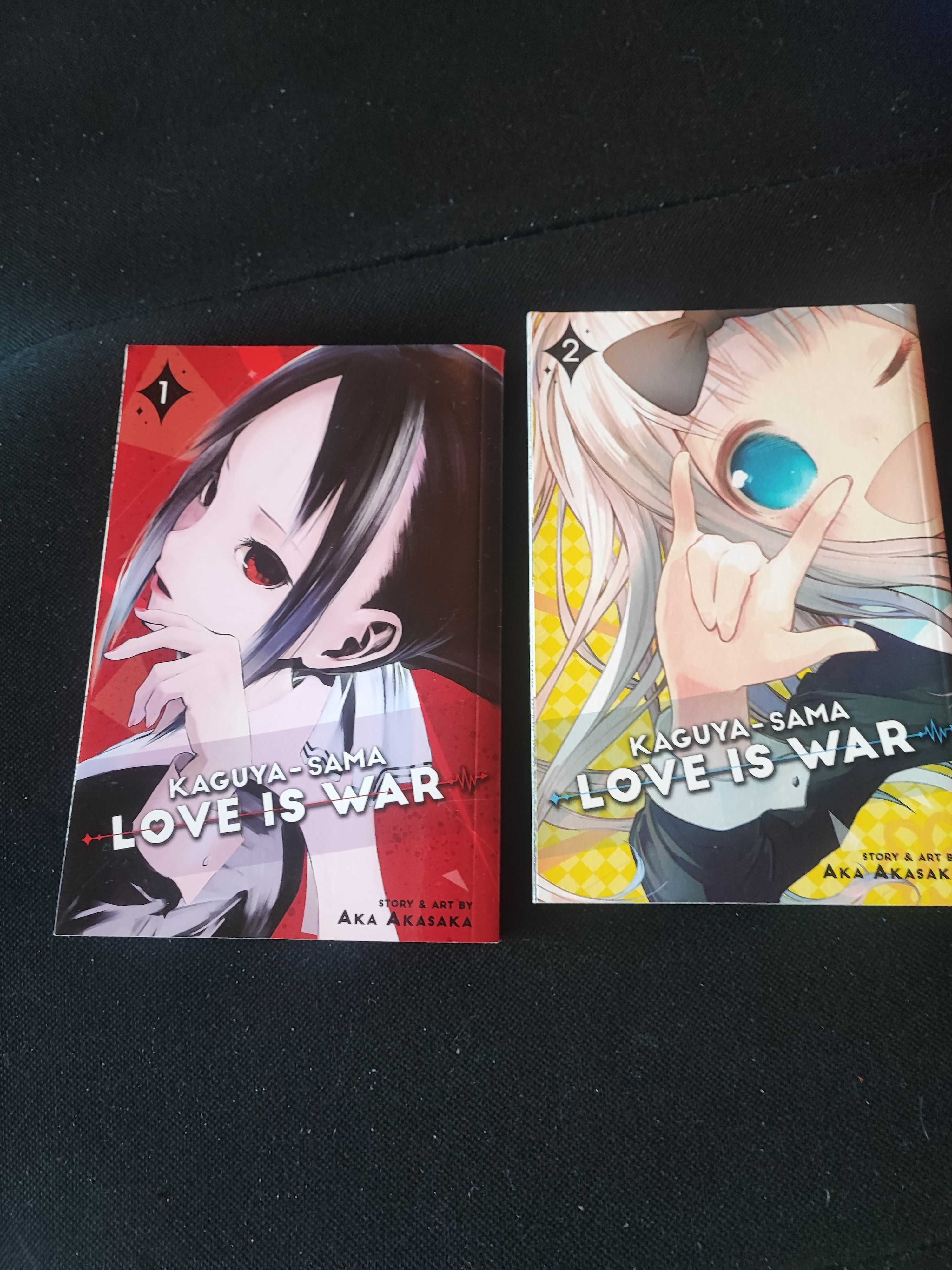 Volumes 1 e 2 de Kaguya Sama Love is War em inglês