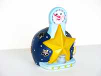 Świąteczny świecznik na świeczki tealight stroik na stół dekoracja