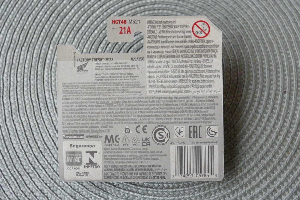 Hot Wheels motocykl "Resorak" HONDA SUPER CUB edycja 2022r.