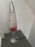 Lampa do snu czerwona woskowa