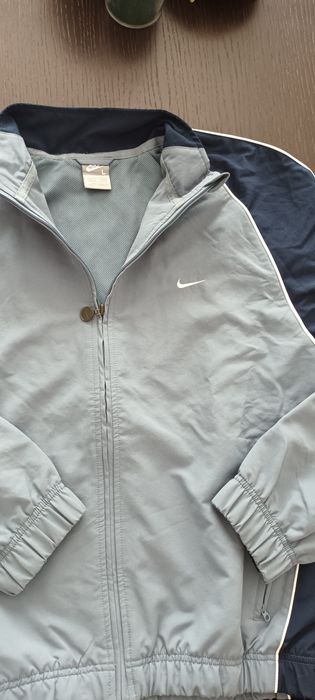 Casaco Nike azul e cinzento