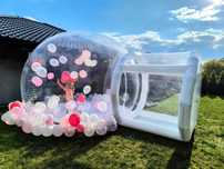 Dmuchaniec Dmuchany Domek Iglo Bańka Bubble House Tent Wirujące Balony