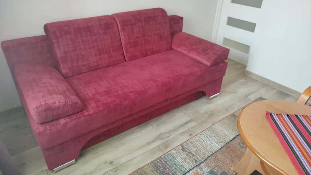 SOFA 3 osobowa z funkcją spania, welur