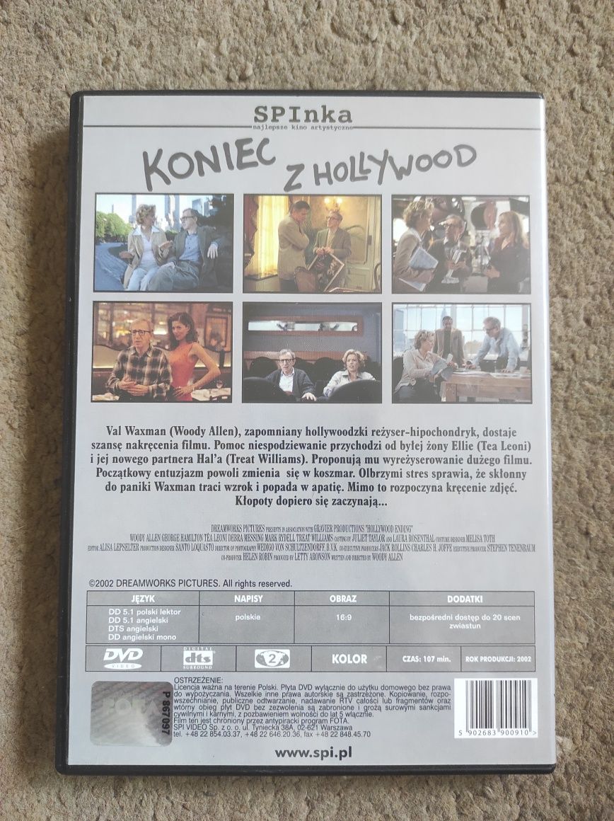 Koniec z Hollywood film DVD