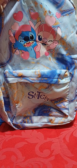 Mochila + estojo Stitch Novas