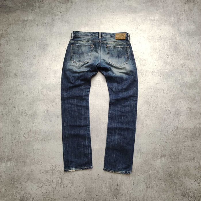 MĘSKIE PREMIUM Luxury Denim Jeansy Spodnie Diesel Industry Przetarcia
