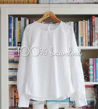 jean paul biała koszulowa bluzka bawełna XS stan bardzo dobry