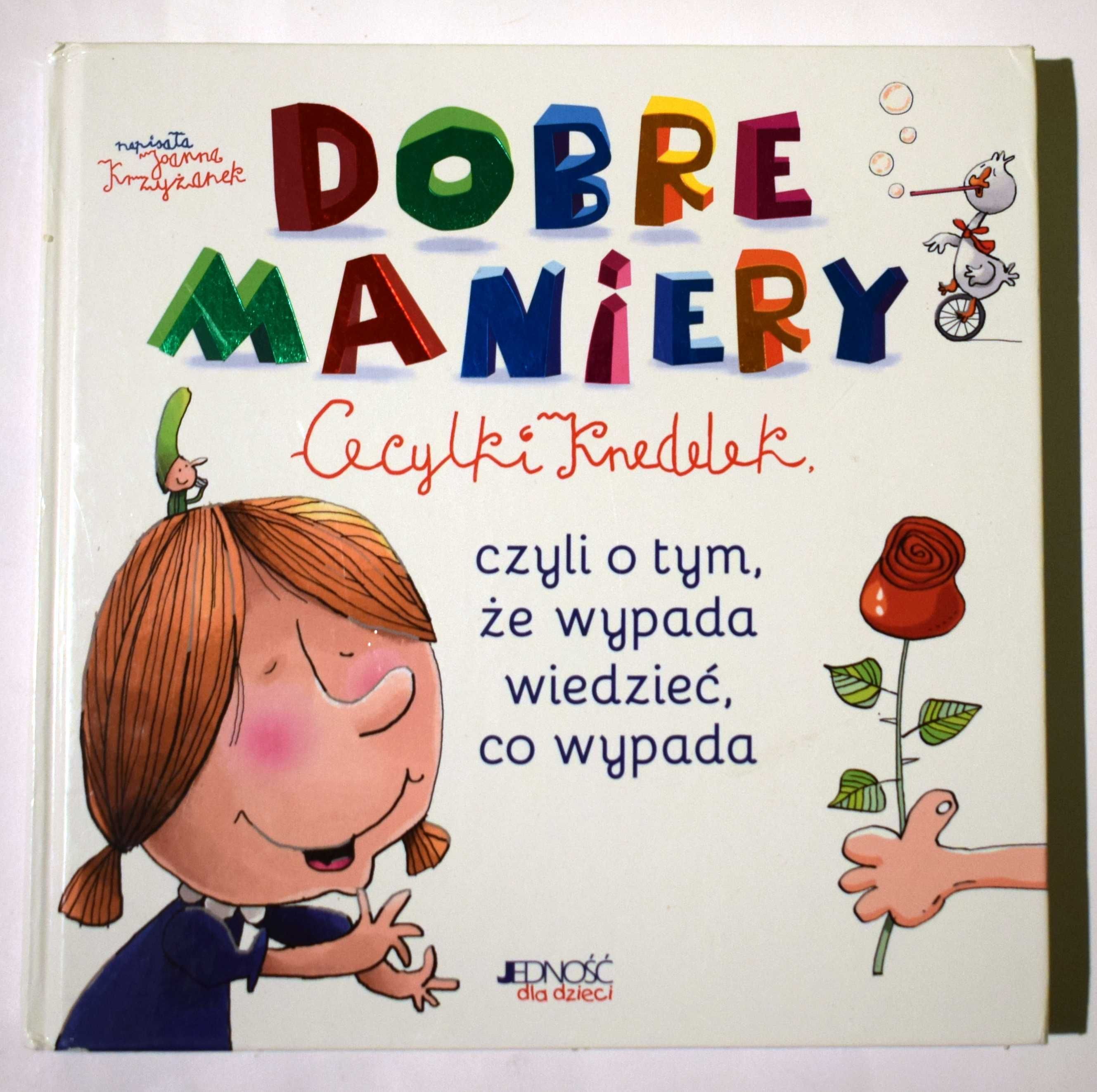 Książka dla dzieci "Dobre maniery Cecylki Knedelek"