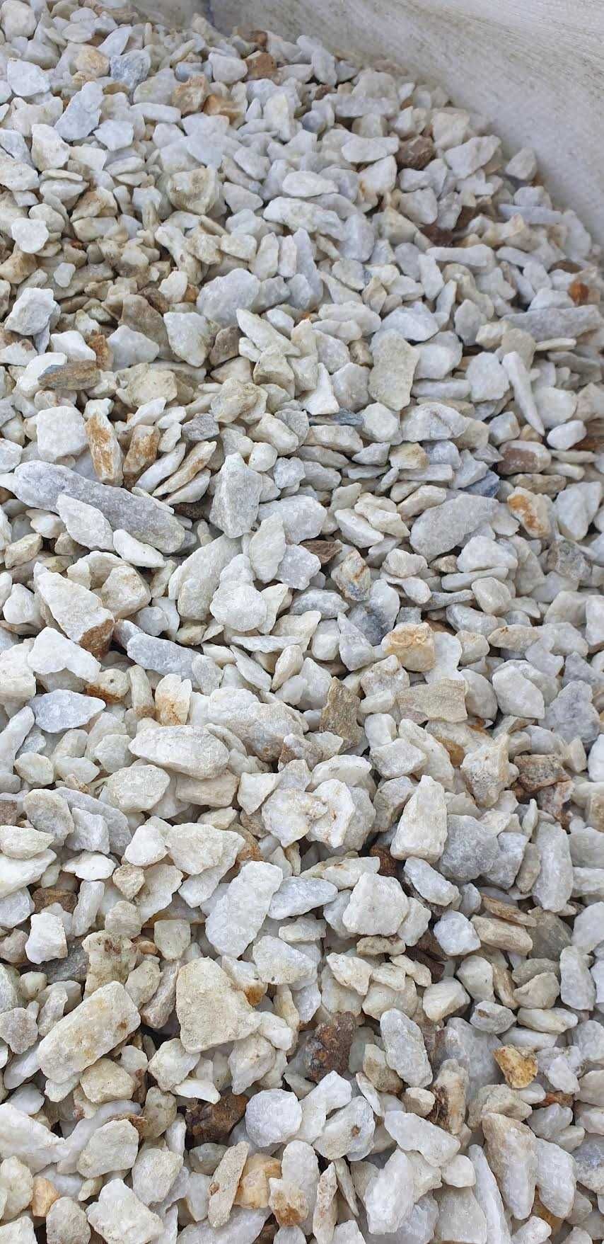 Grys Crystal white 8-16 Kamienie ogrodowe dekoracyjne ozdobne