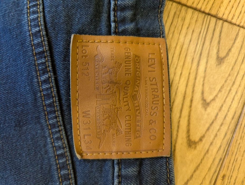 Для ВПО! Джинси Levi's 512, талія 31 довжина 34