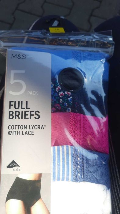 Мереживні трусики Marks&Spencer модель Full briefs,  розмір 16