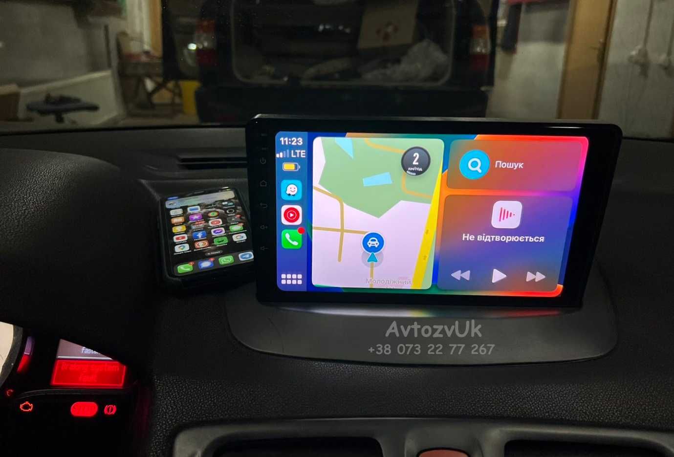 Магнитола RENAULT Megane 3 Fluence Меган 3 Флюенс CarPlay Android 14
