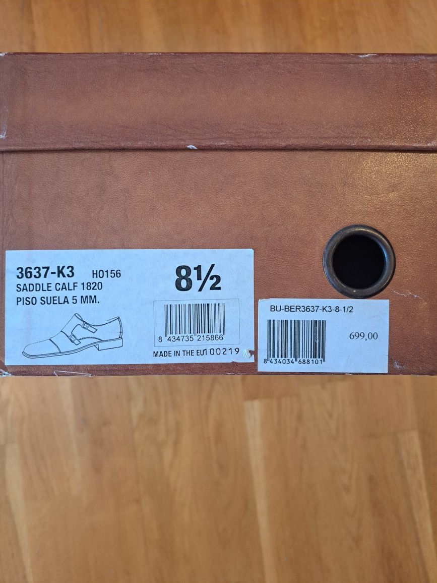 Buty Berwick 3637, brązowe, UK 8.5, EU 42.5