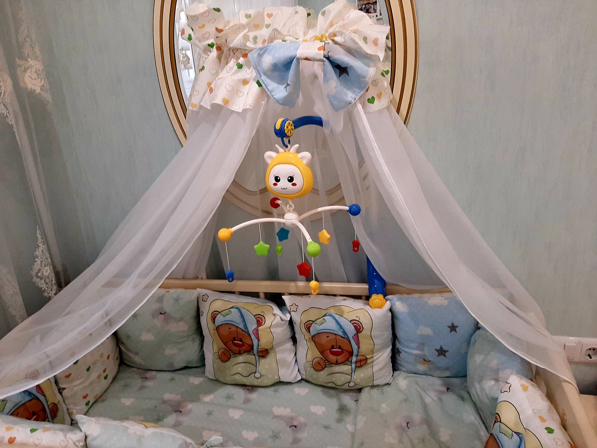 Детский набор в кроватку "Мишка Тедди"
