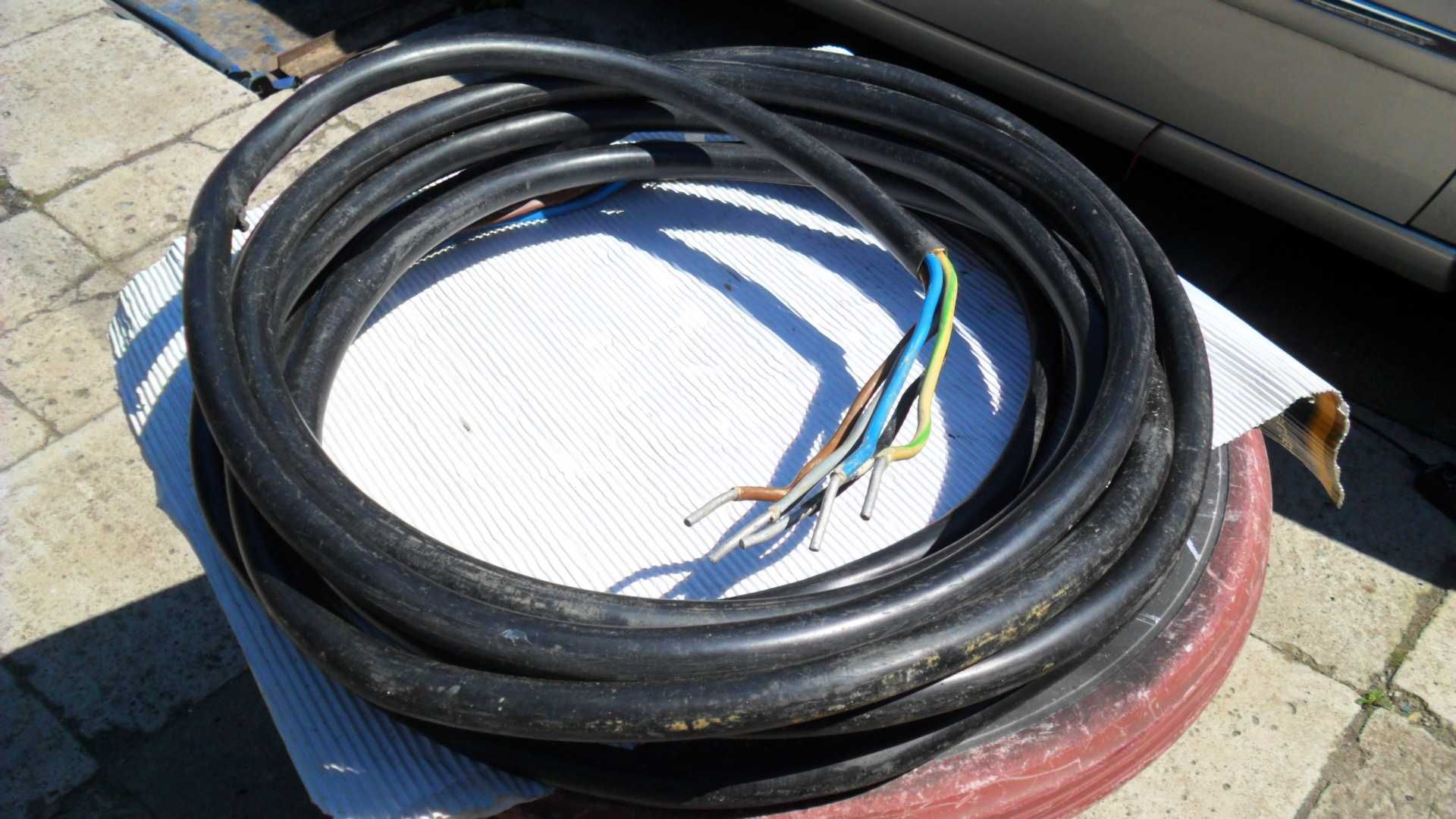 Kabel przewód elektryczny ziemny alu 13 metrów