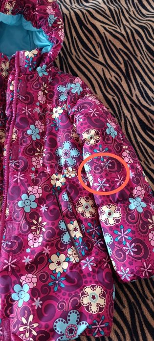 Термокуртка для дівчинки outventure, куртка демісезонна, розмір 110