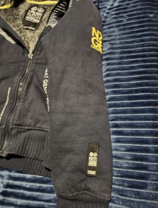 Kurtka ocieplana granatowa