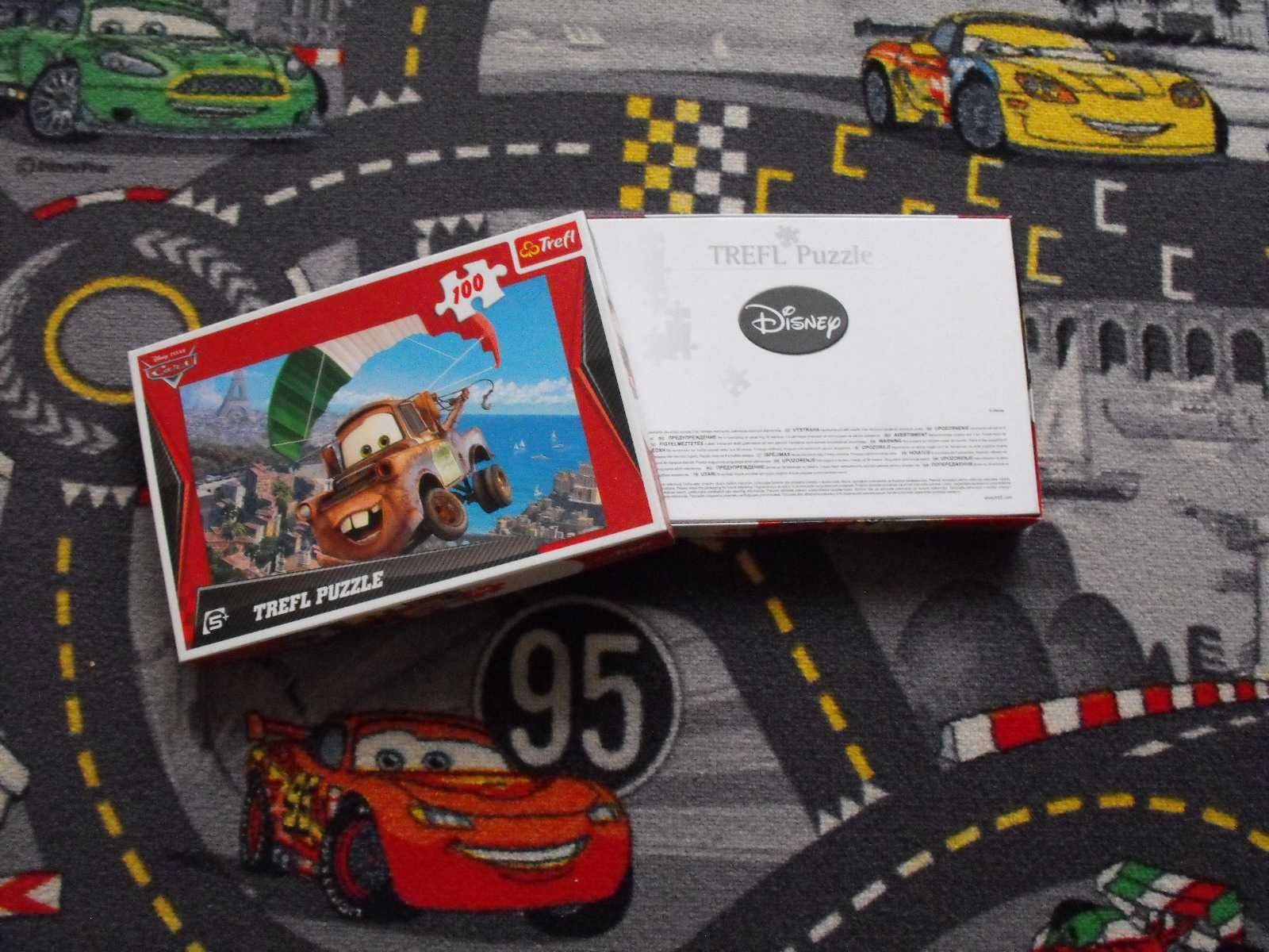 TREFL PUZZLE 5+ Disney PIXAR CARS, Trefl, zestaw 2 układanek..