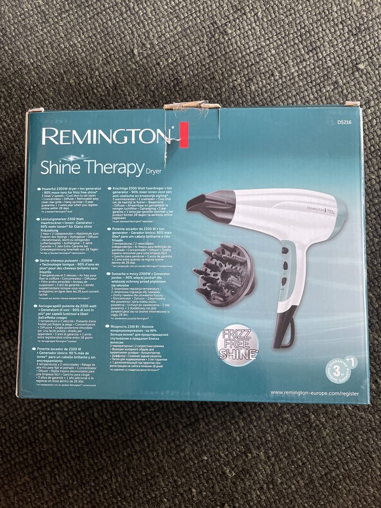 Nowa suszarka do włosów Remington Shine