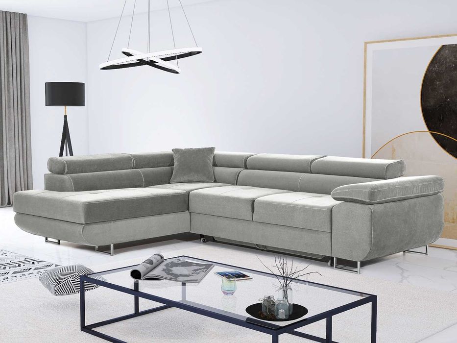 Stylowy narożnik LOFT, komfort i funkcjonalność.