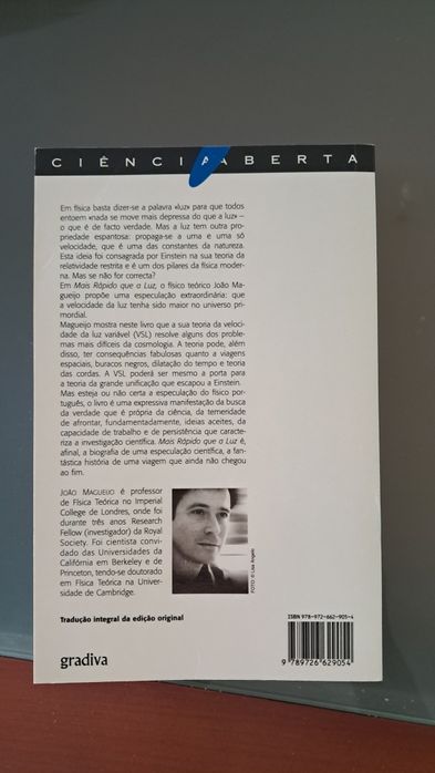 Mais Rápido que a Luz de João Magueijo
de João Magueijo.
de João Mague