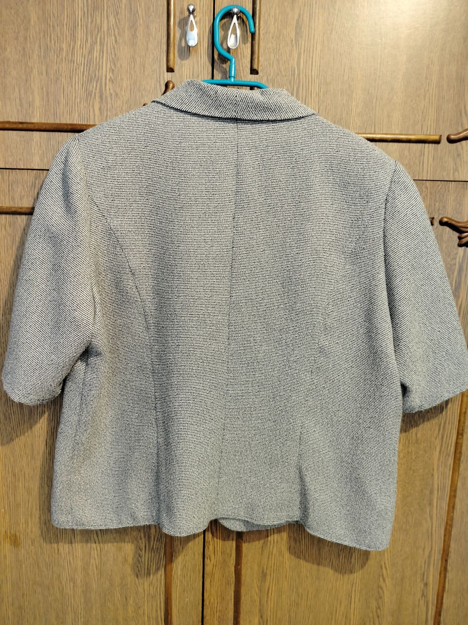 Żakiet marynarka elegancka z krótkim rękawem 42/44