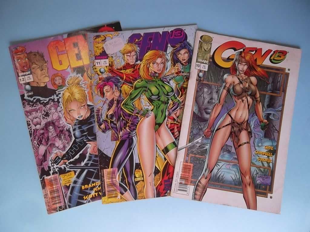 GEN13 - Editora Globo - Nº 1 a 15 - Jim Lee, Brandon Choi, etc.