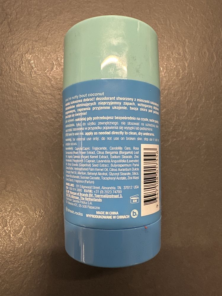 Dezodorant kokos wanilia naturalny