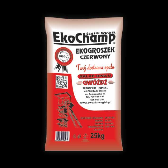 Ekogroszek EkoChamp® Czerwony dostawa w cenie - Oferta tylko Śląsk