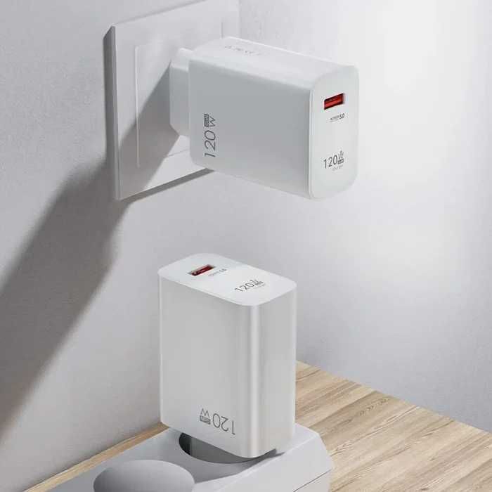 Carregador USB 120W ULTRA RÁPIDO GaN Xiaomi, Samsung, etc.