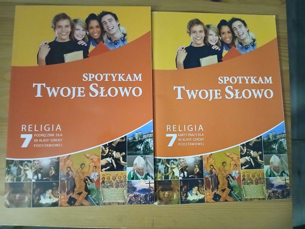 Spotykam Twoje Slowo religia  7 klasa podręcznik i karty pracy