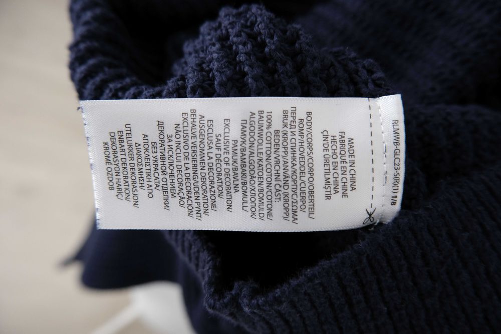 Ralph Lauren bawełna męski sweter r L