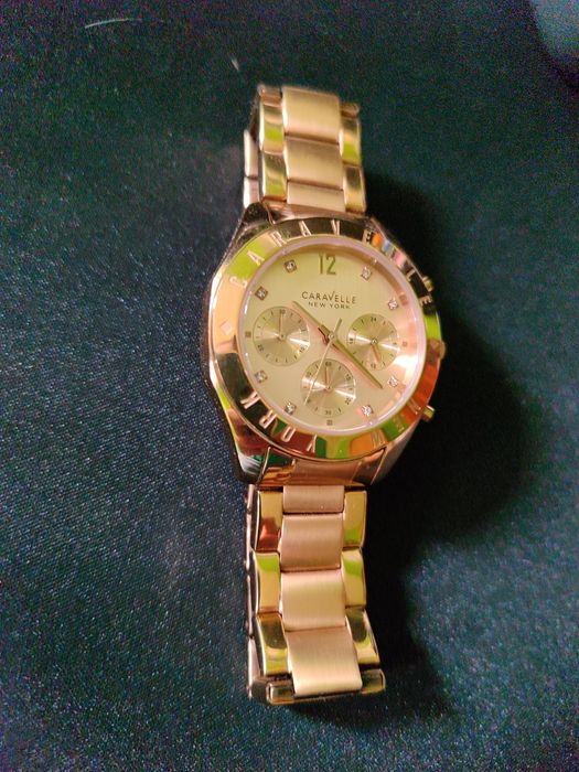 Zegarek damski Caravelle New York 44L189 Rose Gold!