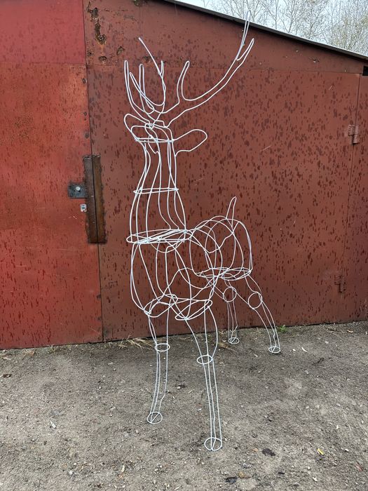 новорічний олень 190 см! новорічні фігури